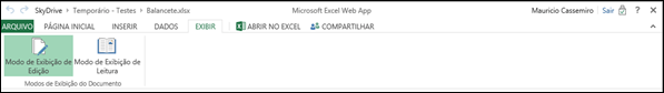 Guia Exibir Excel Web App Guia Exibir Excel Web App