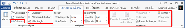 Guia Layout de Pagina Word Guia Layout de Pagina Word