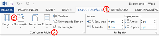 Layout de Página - Orientação Orizontal - Word Layout de Página - Orientação Orizontal - Word