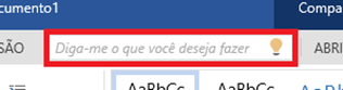 Zoom - Diga-me o que deseja fazer - Word Web App 2014 Zoom - Diga-me o que deseja fazer - Word Web App 2014